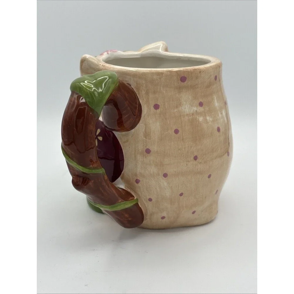 Pier One Imports Hand Painted Cup 24oz Dolomite OLLI THE OWL Lg Coffee Mug